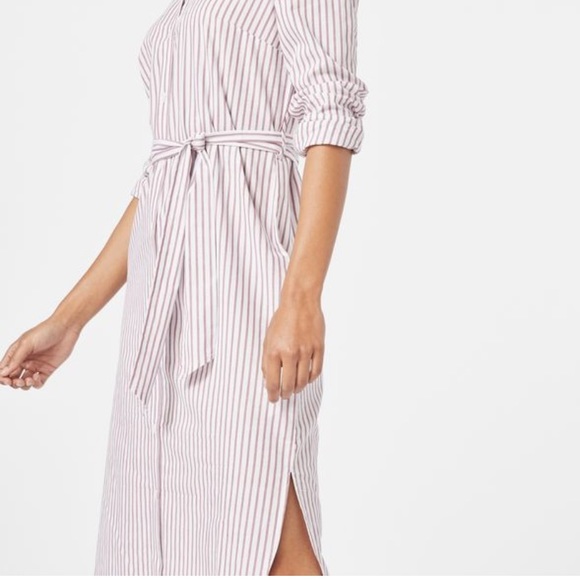NWT Poplin Midi Shirt Dress - S - Picture 3 of 4